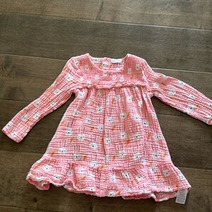 Pink long sleeve Easter dress